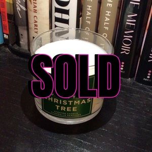 NEW bath and body works “Under the Christmas Tree” Candle (SOLD)